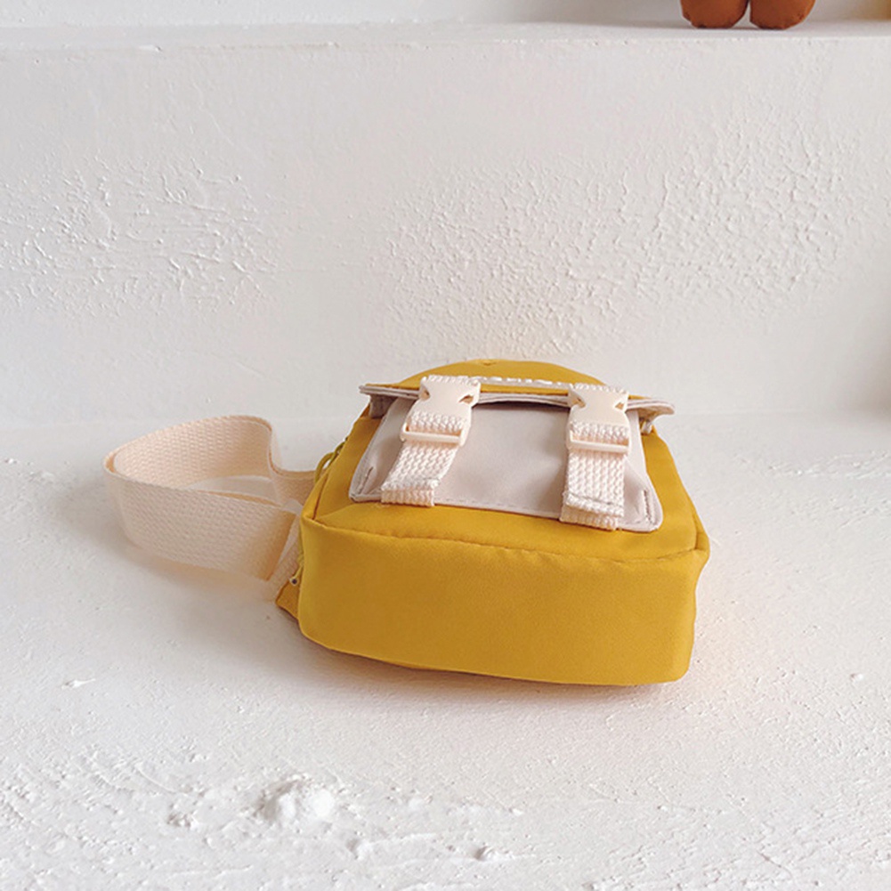 Se7en Túi Đeo Vai Vải Canvas Họa Tiết Hoạt Hình Hàn Quốc Cho Bé Gái