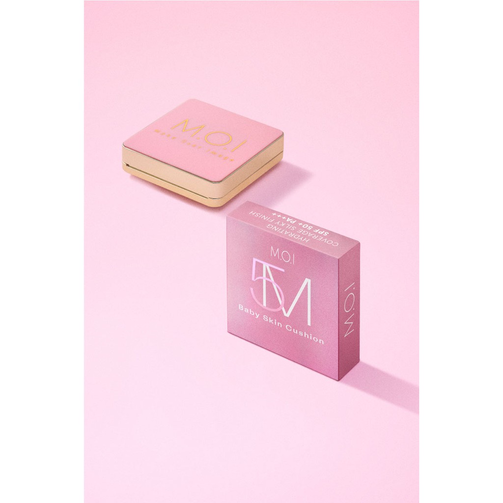 [Có sẵn - SIÊU HOT] M.O.I - Phấn nước Baby Skin Cushion 5M