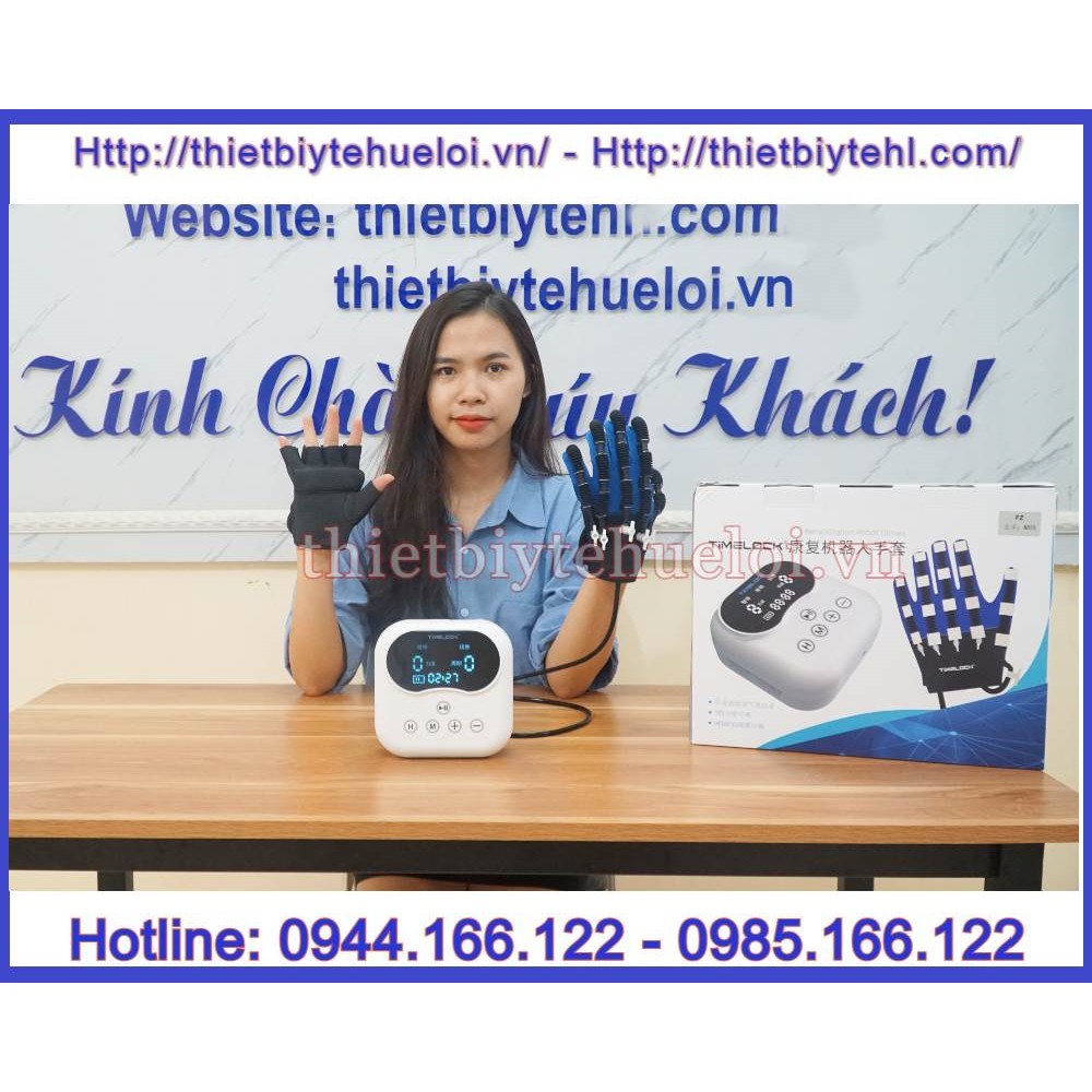 Gang tay robot phục hồi chức năng cho người tai biến, găng tay tập co duỗi bàn ngón tay
