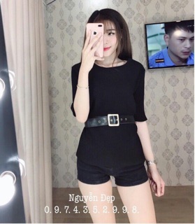 Áo Dập Ly FR Kèm BELT QC