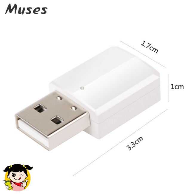 Bộ Chuyển Đổi Âm Thanh Usb Bluetooth 5.0 2 Trong 1 Đầu Cắm 3.5mm Cho Tv Máy Tính