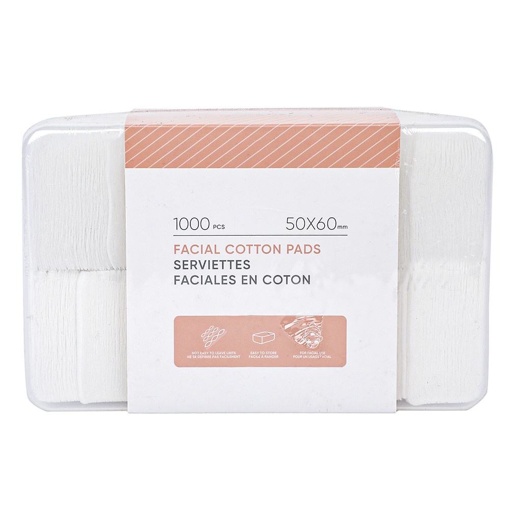 Hộp bông tẩy trang đa năng cao cấp 1000 miếng cotton Miniso - Hàng chính hãng