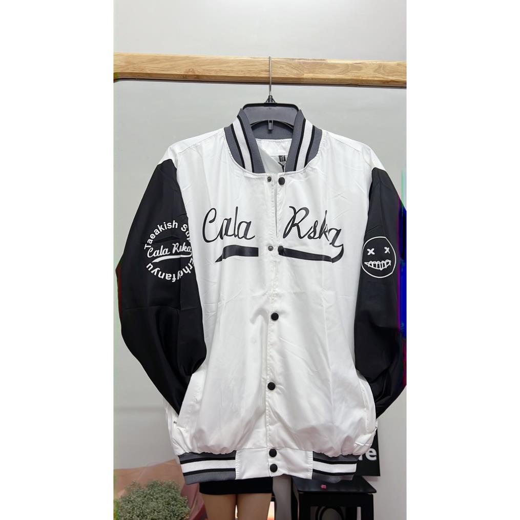 Áo bomber nam nữ Cala Rska, áo khoác bomber chất gió 2 lớp hàng cao cấp GERMEStore ! GZAK052