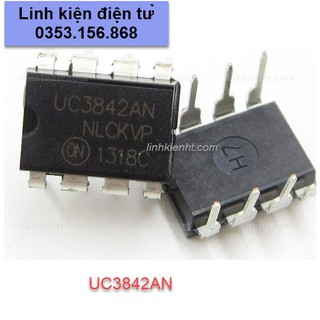 Uc3842an uc3842 ic dao động 3842 ka3842 dip-8 mới chính hãng 100%