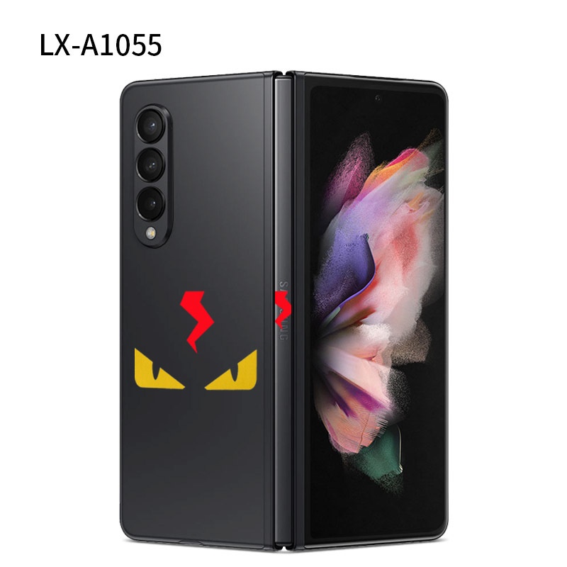 Ốp Điện Thoại Trong Suốt Chống Trầy Xước Họa Tiết Hoạt Hình Cho Samsung Galaxy Z Fold 4 3 Galaxy Z Fold4 5G