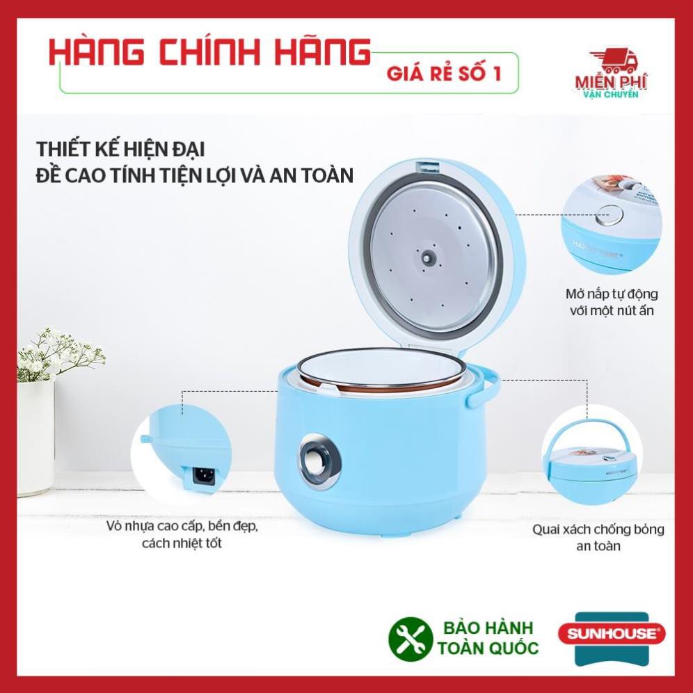 NỒI CƠM ĐIỆN 1.2L HAPPY TIME HTD8522G SUNHOUSE, NỒI CƠM ĐIỆN SUNHOUSE HTD8522, SIÊU BỀN BẢO HÀNH TOÀN QUỐC | BigBuy360 - bigbuy360.vn