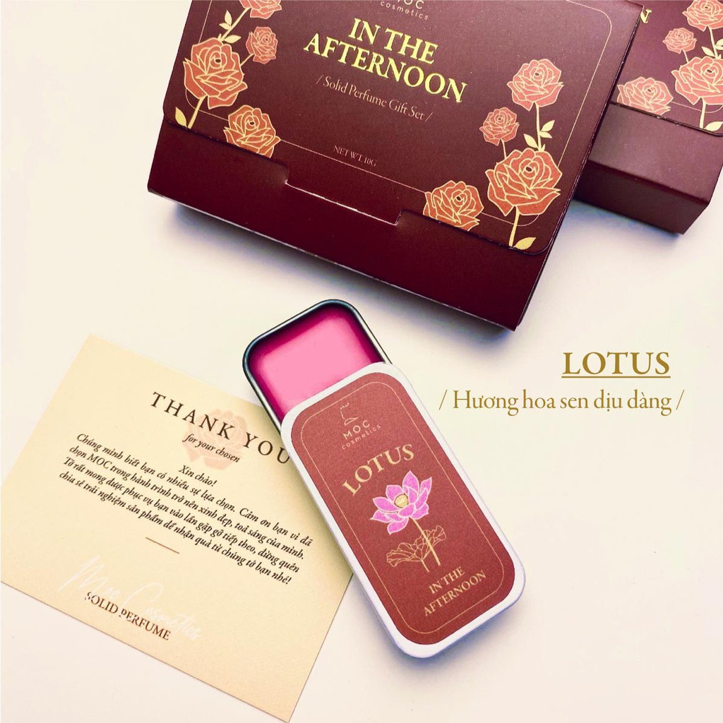 [CHÍNH HÃNG] Nước Hoa Khô dạng sáp MOC Store | Thế Giới Skin Care