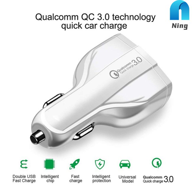 HTC Cốc Sạc Nhanh Cổng Usb 3.0 35w 3 Cổng Cho Apple Ipad + Iphone X / 8 / Plus / Samsung Galaxy + / Lg / Nexus