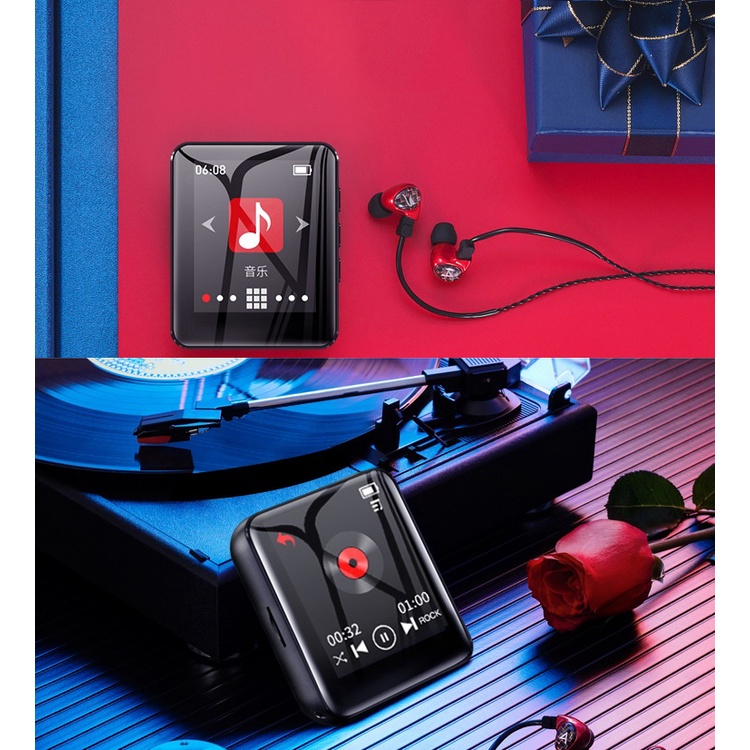 Máy Nghe Nhạc MP3 Bluetooth Ruizu M4 Bộ Nhớ Trong 16GB - Hàng Chính Hãng