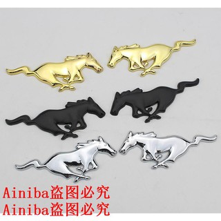 Cặp Miếng Dán logo Bằng Kim Loại Gắn Đuôi Xe Hơi Ford