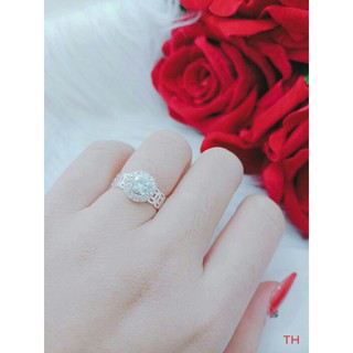 NHẪN KIM TIỀN ĐÁ TRÒN