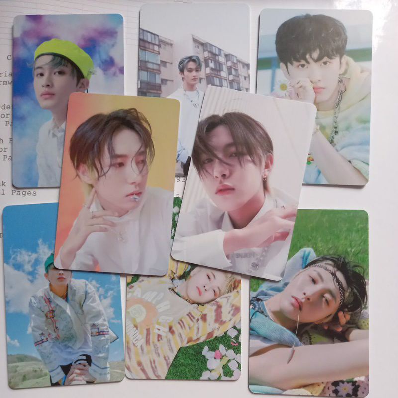 Set 4 card thẻ nhựa NCT DREAM - Hello Future bo góc in 2 mặt