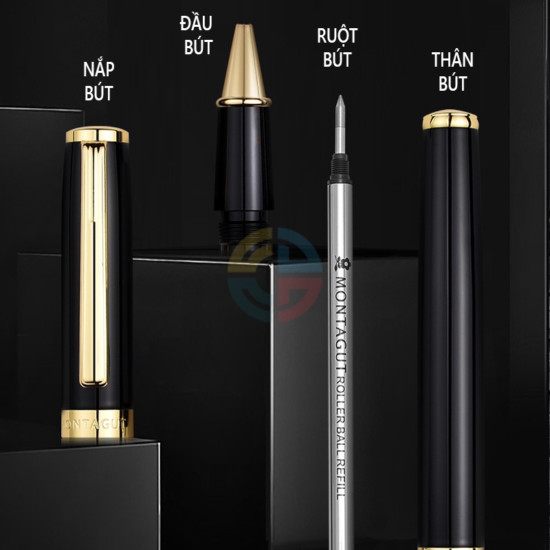 Bút Dạ Bi MONTAGUT LIYU - Bút Ký Doanh Nhân Cao Cấp