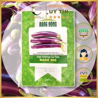 Hạt Giống Cà Tím Rado 205 Dễ Trồng, Năng Suất Cao 0.5gr