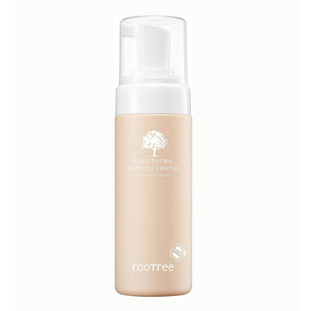 ROOTREE CRYPTHERAPY PURIFYNG CLEANSER - Sữa rửa mặt tạo bọt chiết xuất lúa mì 150ml