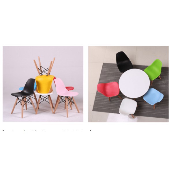 Ghế ngồi học cho bé eames hiện đại nhiều màu sắc kích thước 30x30x57cm Love house decor | BigBuy360 - bigbuy360.vn