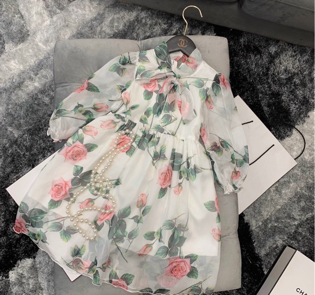 Váy tơ bánh bèo cho bé