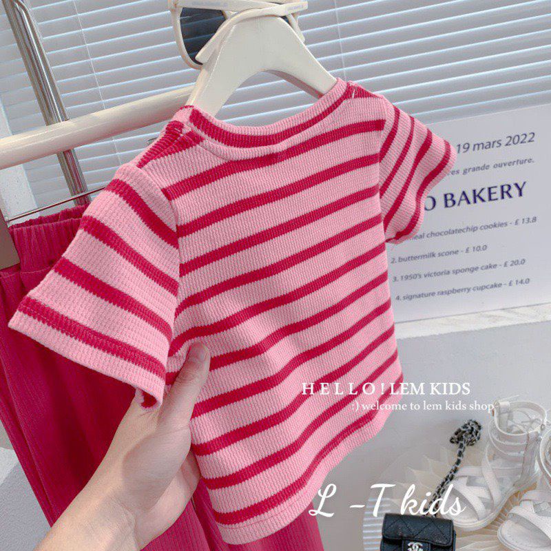 SÉT  ÁO LEN KÈM QUẦN XUÔNG SÀNH ĐIỆU BÉ GÁI