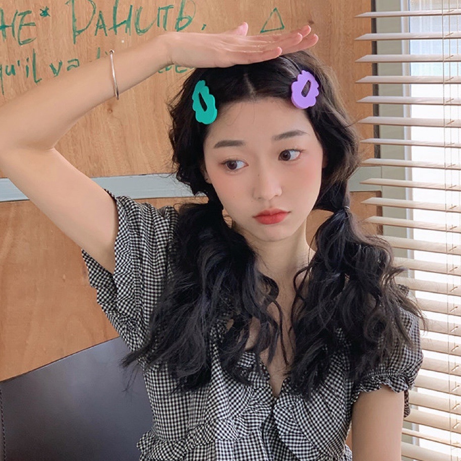 (MớI) Kẹp TóC GợN SóNg NhiềU MàU SắC Cho Nữ