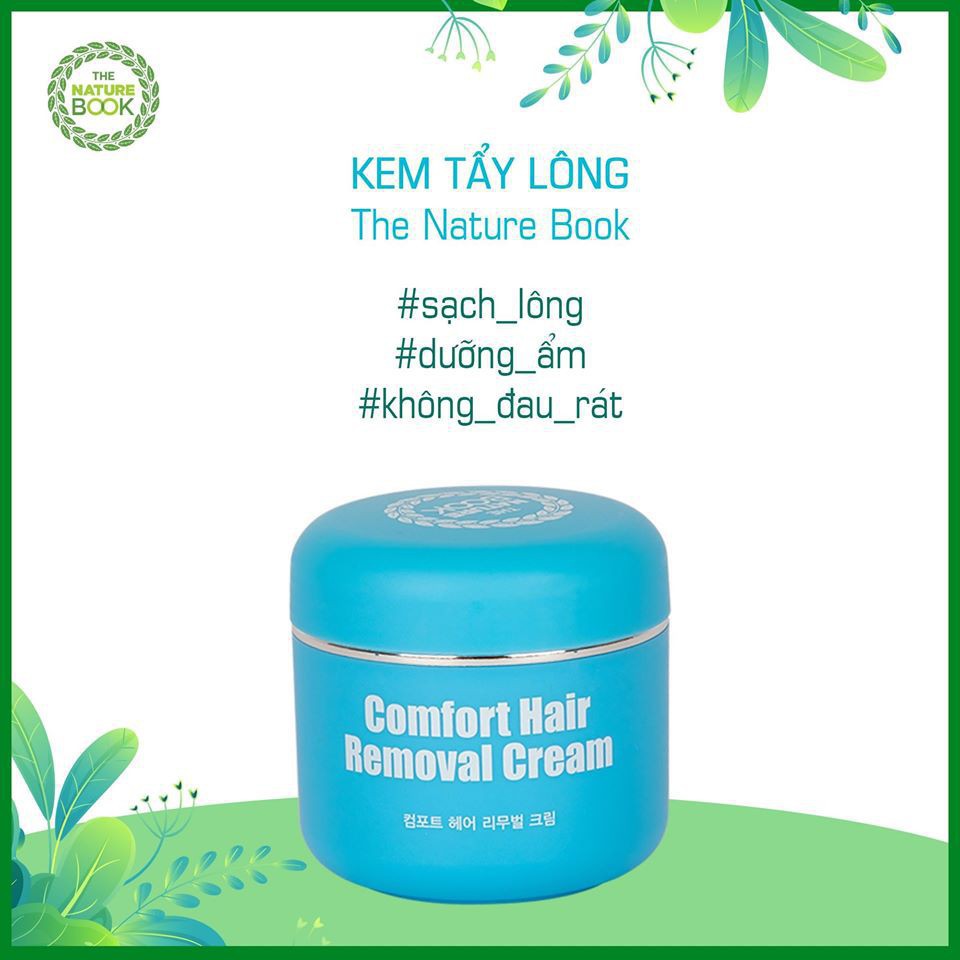 Kem Tẩy Lông The Nature Book Comfort Hair Removal Cream