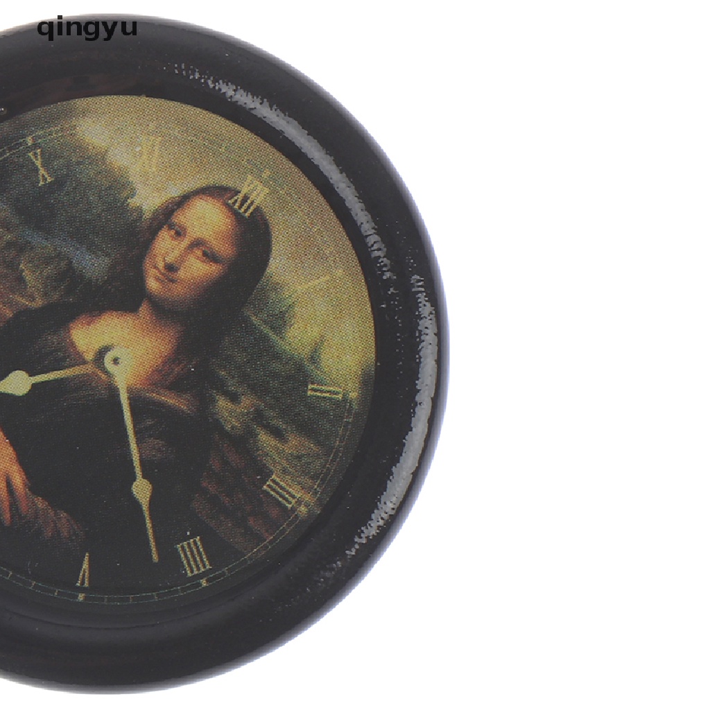 Đồng Hồ Treo Tường Bằng Nhựa Resin Tỉ Lệ 1: 12 Trang Trí Nhà Búp Bê