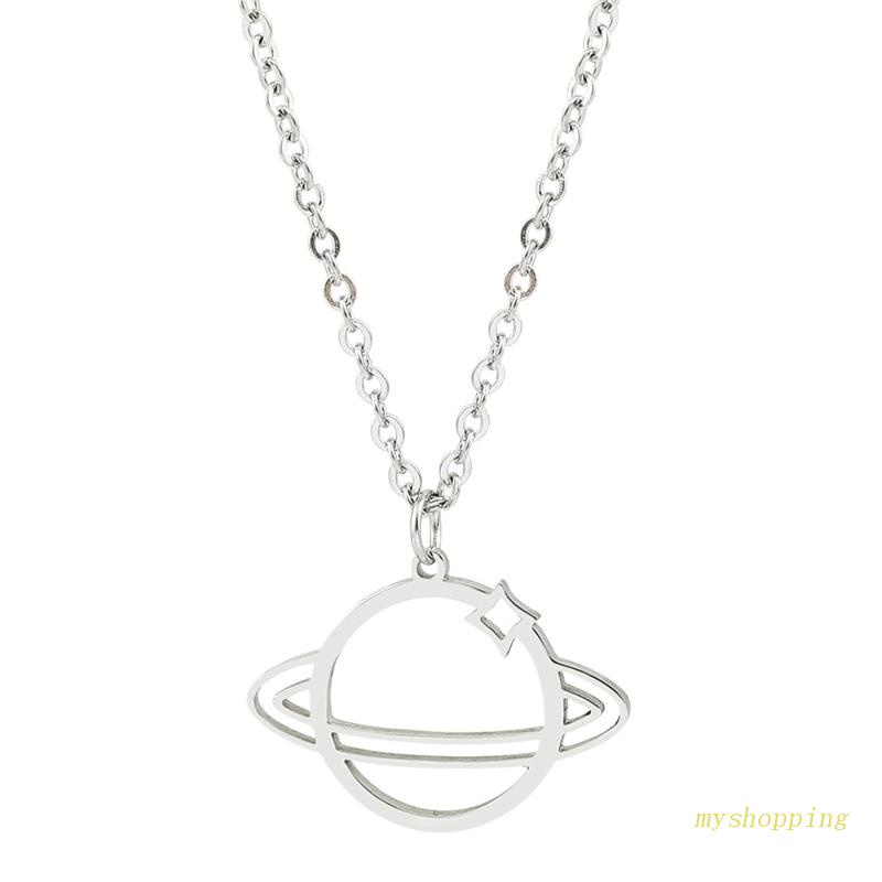 Dây Chuyền Choker Mặt Hình Hành Tinh Thời Trang Cho Nữ