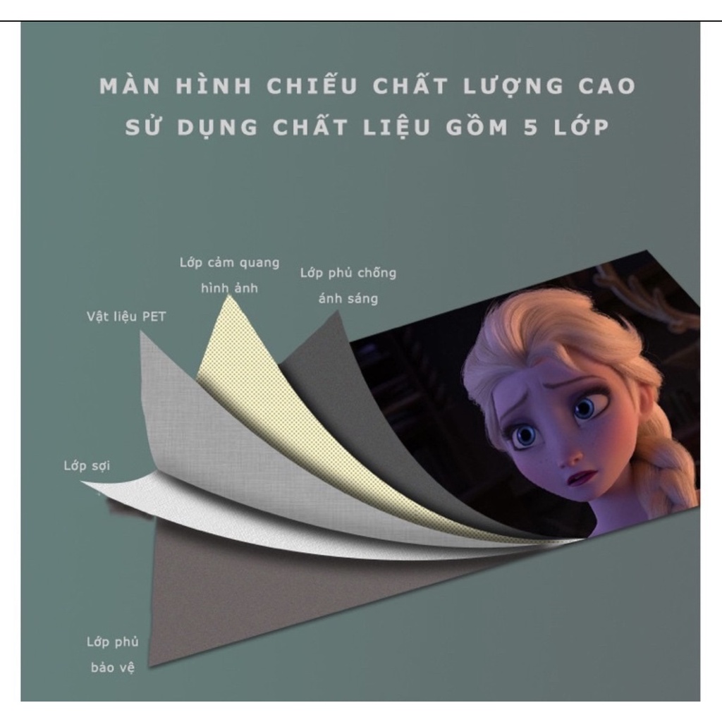 Màn chiếu Beecube tương phản cao hỗ trợ máy chiếu