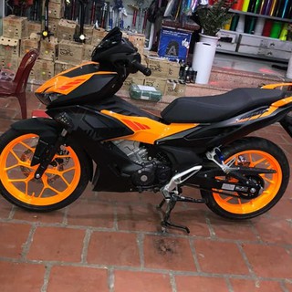 Combo sơn Samurai màu cam 55 huỳnh quang
