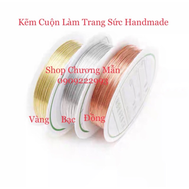 1 Cuộn Dây Đồng Làm Trang Sức Handmade Giá Sỉ