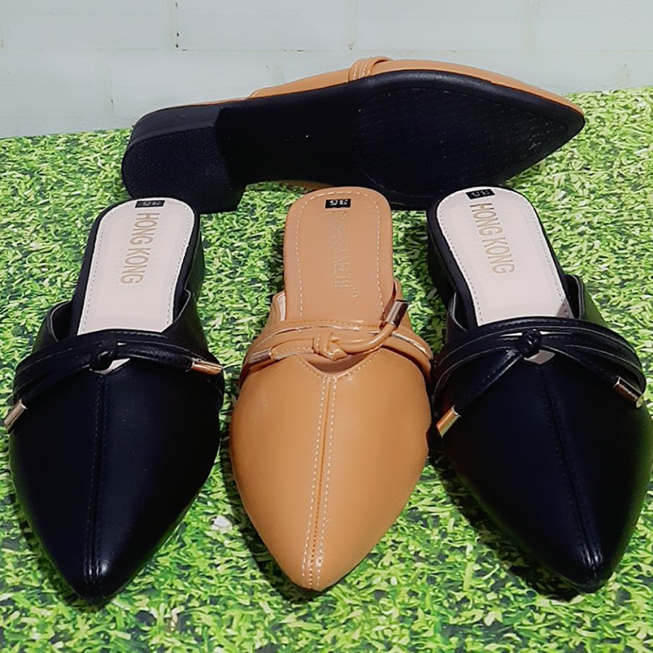 GIÀY SỤC DA NỮ THẮT NƠ SIÊU ÊM