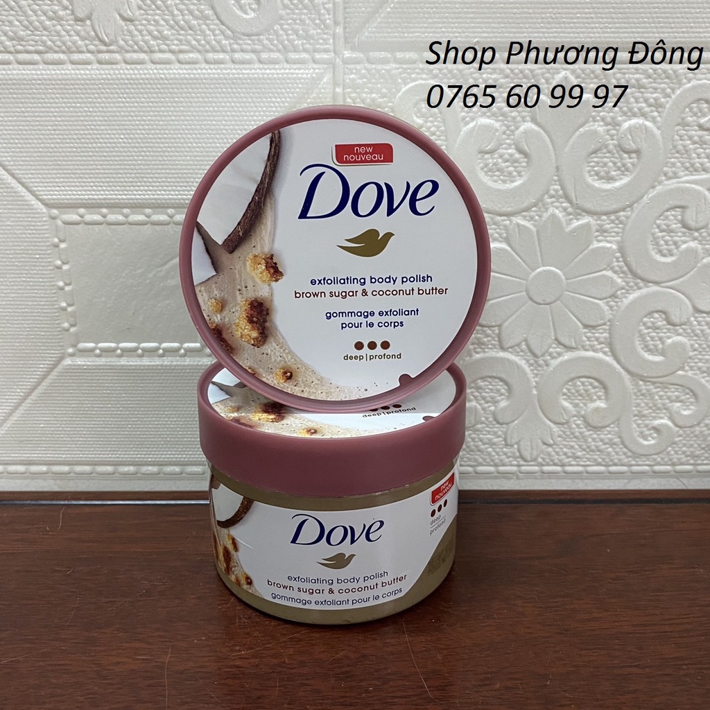 Tẩy tế bào Chết Dove Exfoliating Body Scrub