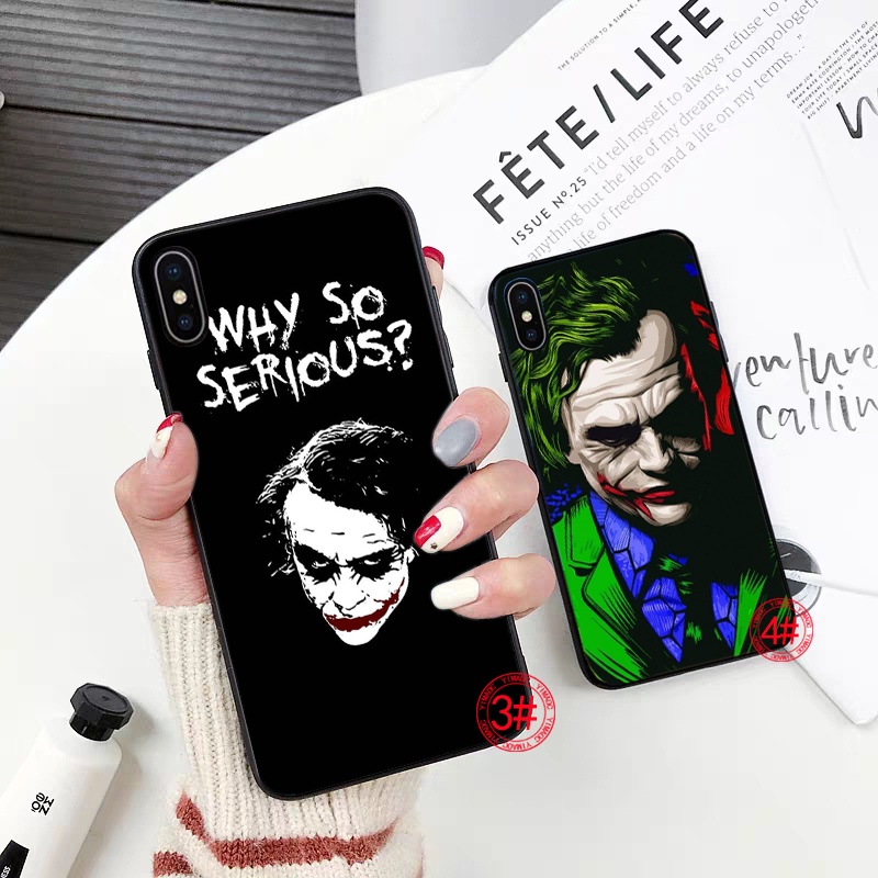 Ốp Điện Thoại TPU Mềm Hình Nhân Vật Joker 24YTH Cho Iphone 6 6S 7 8 Plus X XS XR 11 Pro Max