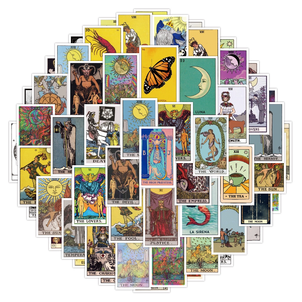 Set 60/30 Miếng Dán Trang Trí Laptop Điện Thoại Nhiều Kiểu Dáng Độc Đáo