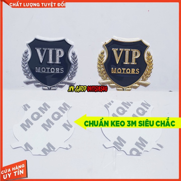 Logo HONDA / VIP Motors Kim Loại Dán Ô Tô, Xe Máy SH2012 - SH 2020, AB.. (GIÁ 1 CHIẾC) Ảnh thật Sp