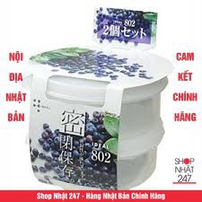 [GIẢM SỐC] Set 2 hộp đựng thực phẩm chịu nhiệt lò vi sóng 180ml NỘI ĐỊA NHẬT BẢN