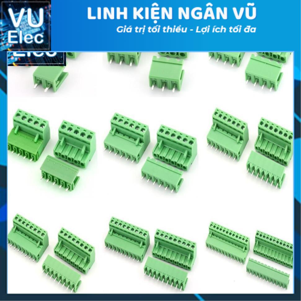 Cầu Đấu 2EDG5.08 Từ 8P-12P (Xanh Cong)