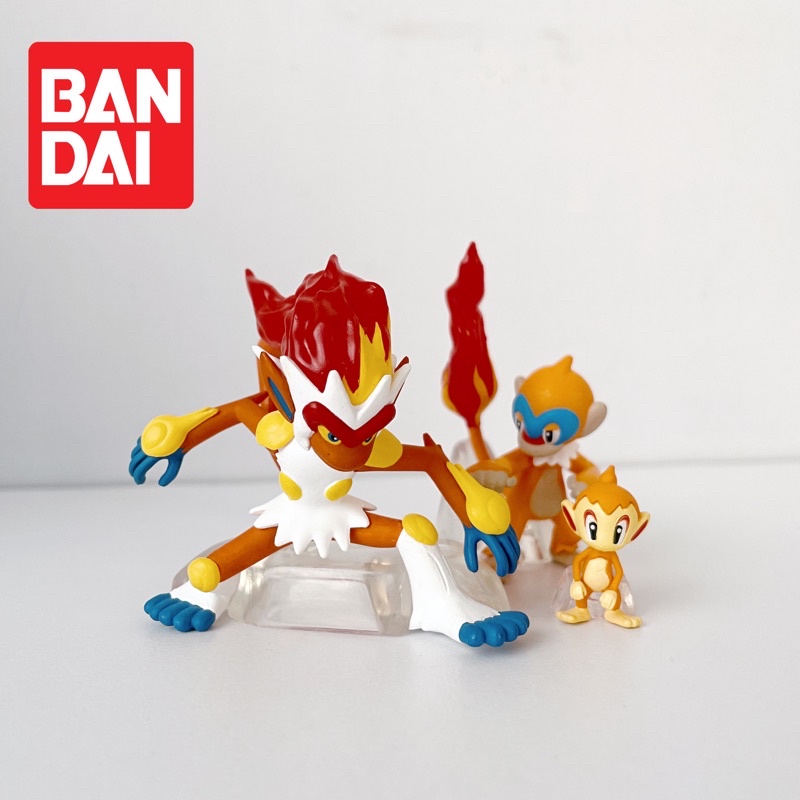 Pokemon Bandai Scale World 1/20 Chimchar, Infernape, Monferno