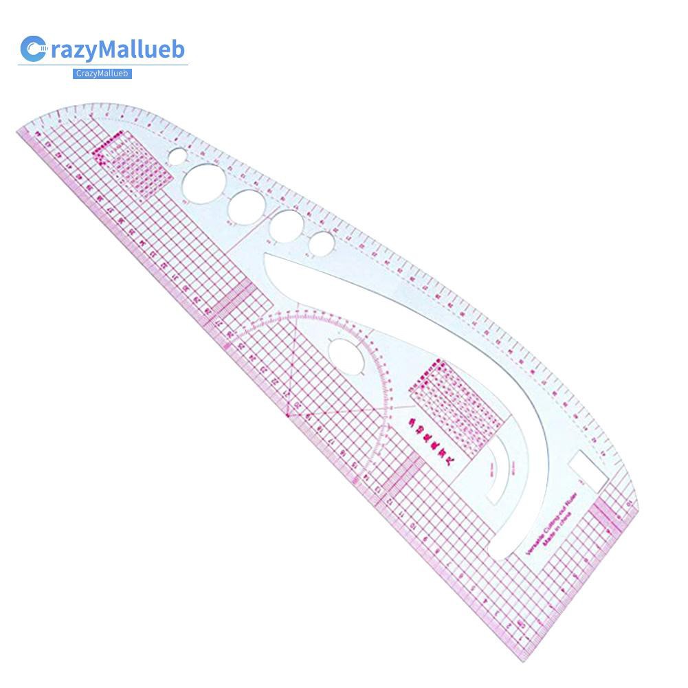 Crazymallueb❤1pc 45x13cm Soft Plastic Curve Ruler Drawing Tailor Ruler DIY Sewing Tool❤New