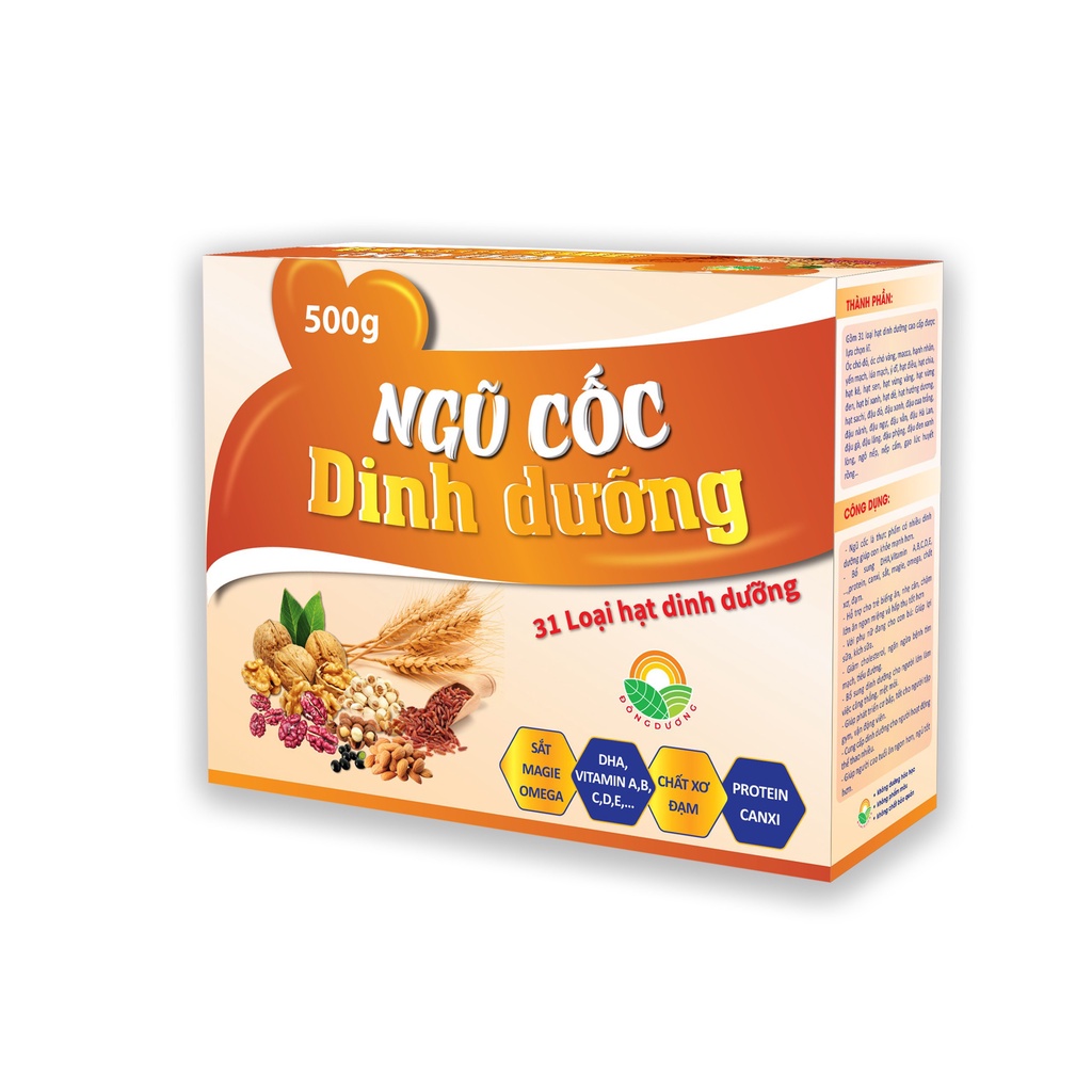 Ngũ Cốc Dinh Dưỡng Đông Dương 500g - Bổ Sung Dinh Dưỡng, Giúp Con Khỏe Mạnh Hơn