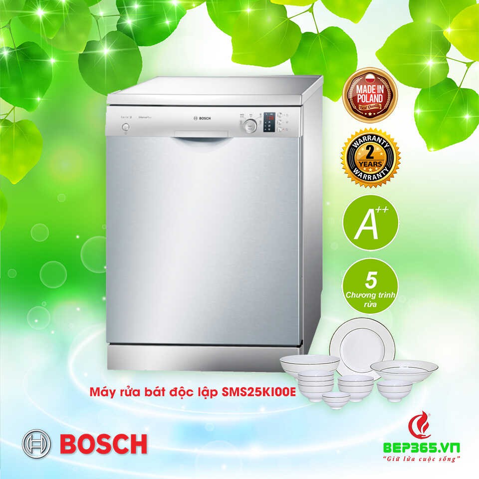 Máy rửa chén bát độc lập Bosch SMS25KI00E