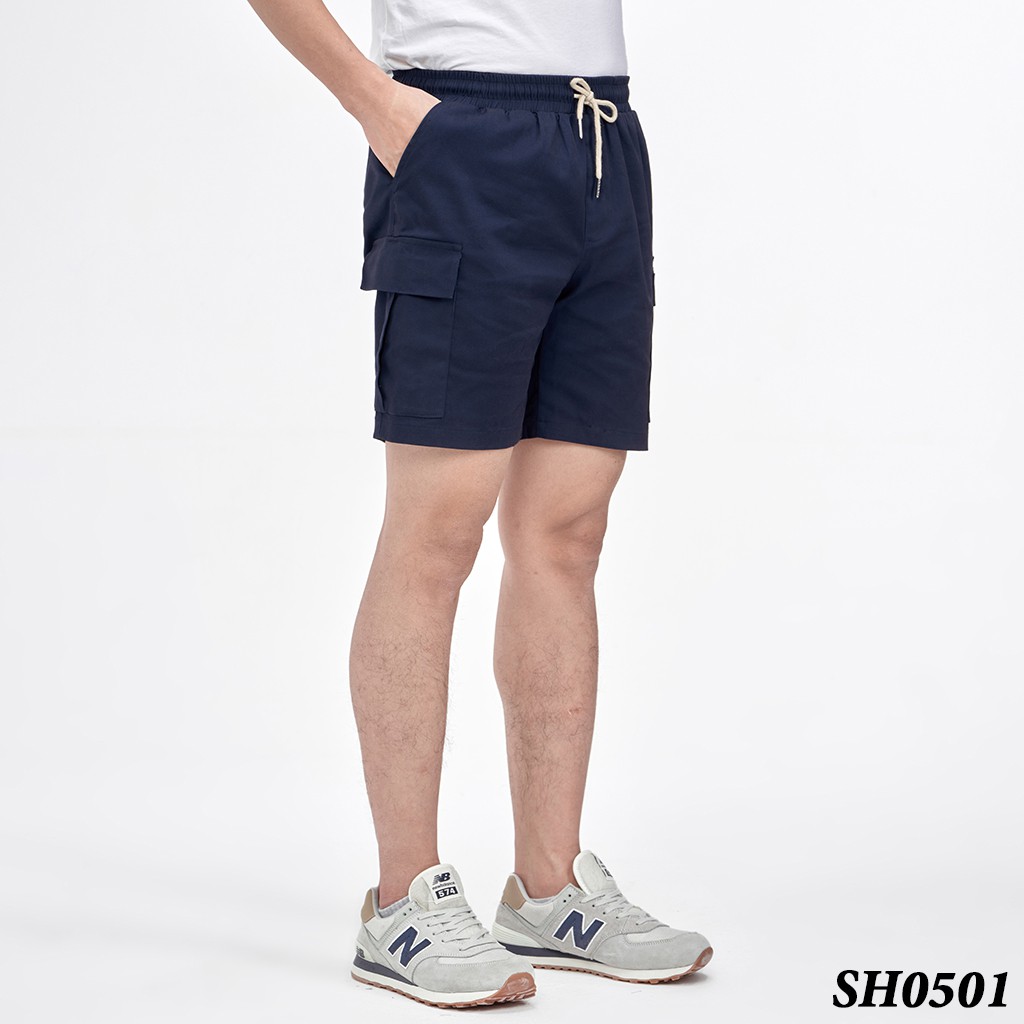 Quần Short Kaki Túi Hộp Unisex ROUGH Dáng Ngắn Ulzzang Hàn Quốc