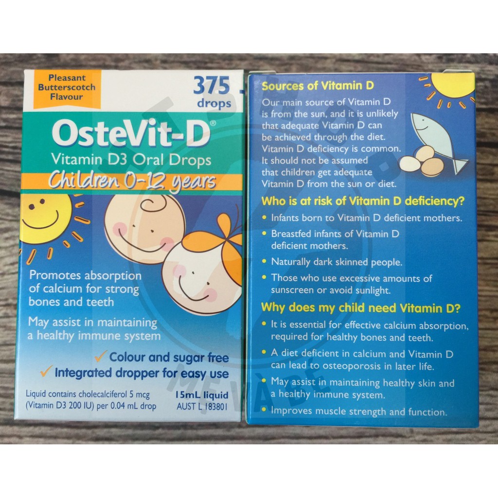 Ostevit D3 Drops Dạng Giọt úc
