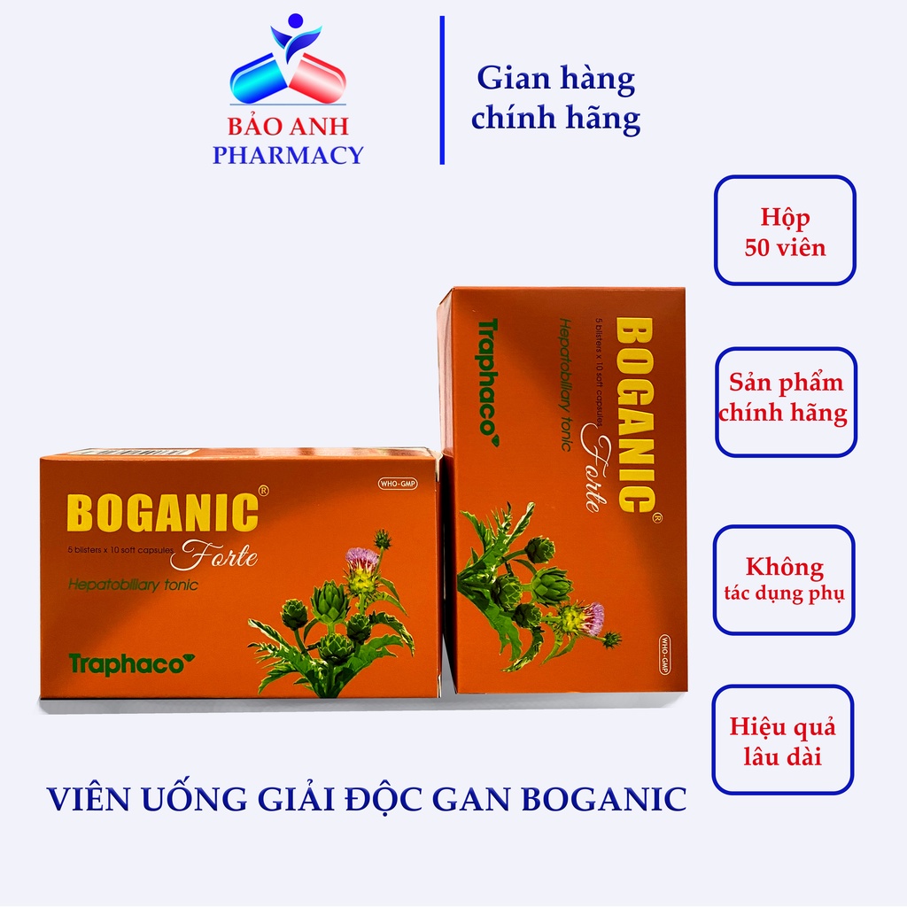 Viên uống Giải độc gan Boganic - Traphaco - Hàng chính hãng