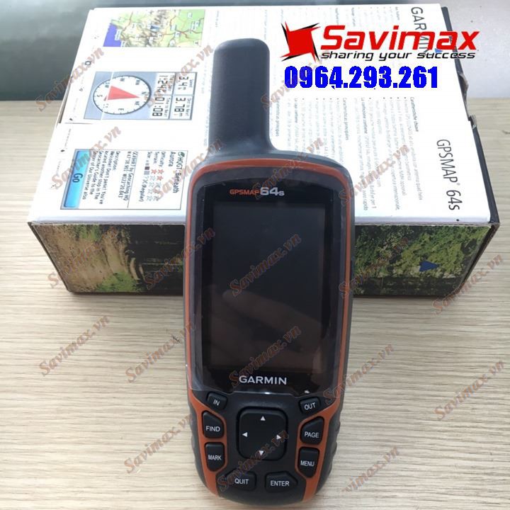 [XẢ KHO] Máy định vị vệ tinh cầm tay, máy đo diện tích đất GPS Garmin GPSMAP 64S