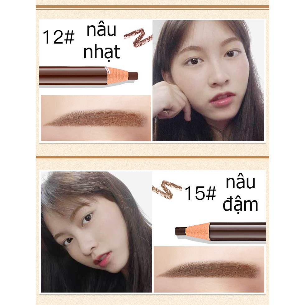 [HOT] ⚡ ⚡ Combo 12 cây Chì Xé Coloured soft cosmetic art NO.1818 hàng chính hãng nội địa Trung không trôi ⚡ ⚡ [MUA NGAY]