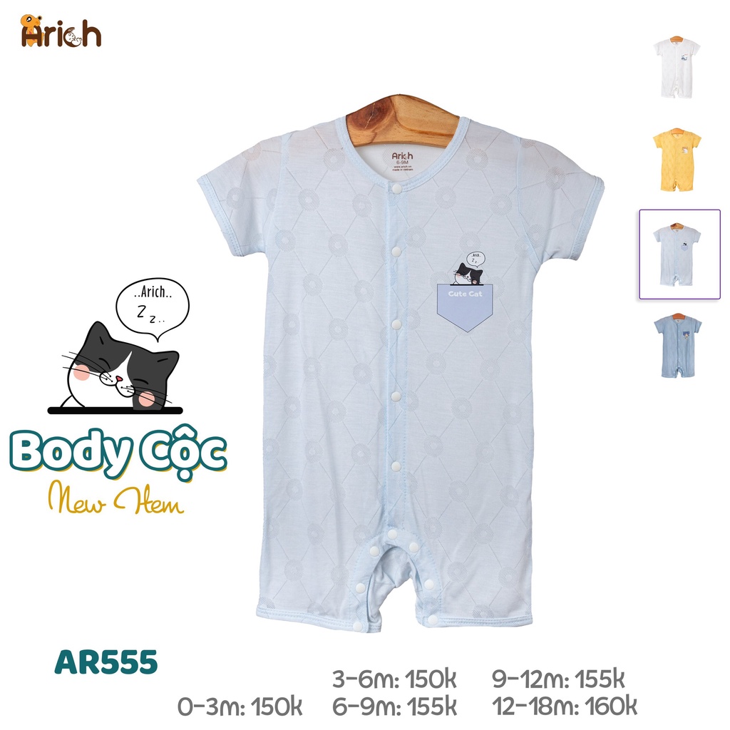 Body cộc họa tiết mới Arich siêu cưng dành cho bé yêu