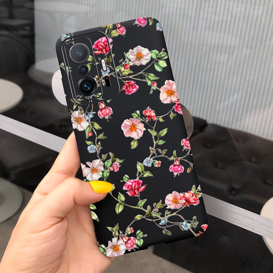 Ốp điện thoại silicone mềm dạng nhám họa tiết thời trang thích hợp cho Xiaomi 11T Pro Mi 11T 5G Xiaomi Mi11t Mi 11 T Pro