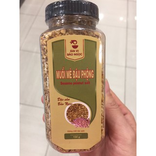 Muối mè đậu phộng Gia vị Bảo Ngọc lọ 150g