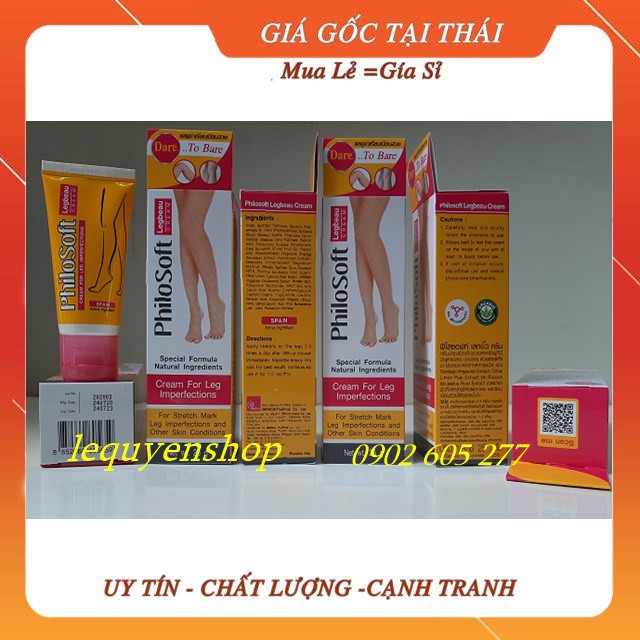 [Hiệu Qủa 100%]Kem Thoa Suy Giãn Tĩnh Mạch PhiloSoft Legbeau Cream 25g