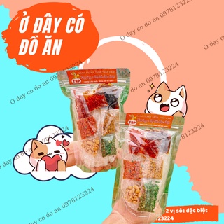 Bánh Tráng 2 Vị Sốt Đặc Biệt [Odaycodoan] Bánh Tráng Trộn Thập Cẩm Full Topping - Ăn Vặt Ngon